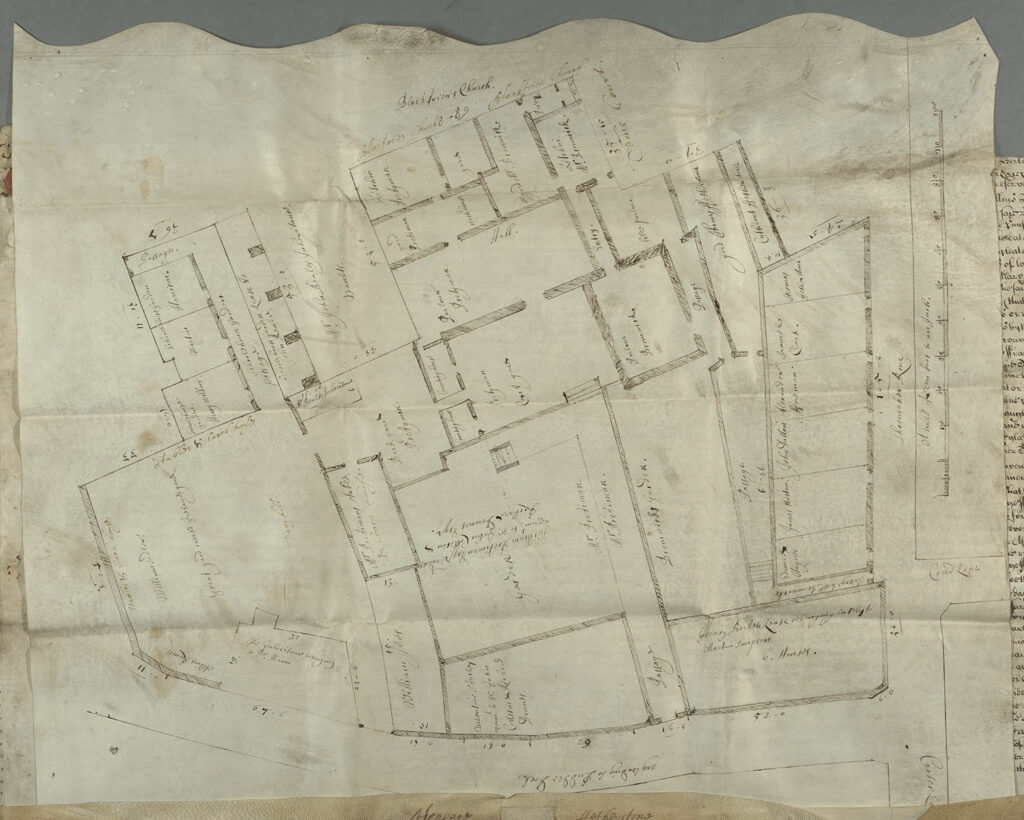 Property plan of the parish of St Ann Blackfriars