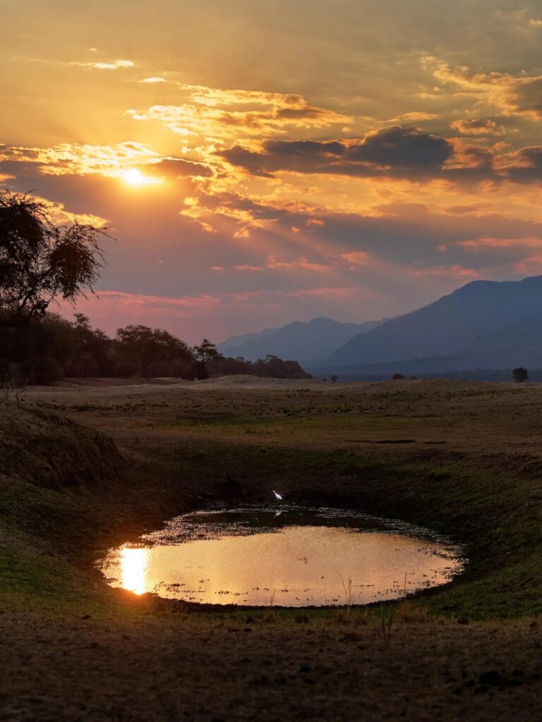 Pool in sub-Saharan Zimbabwe
