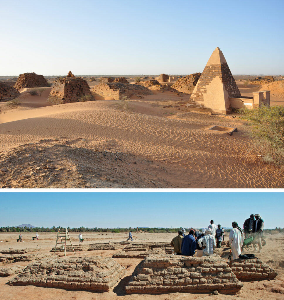 Pyramids at Meroe and Sedeinga, Sudan