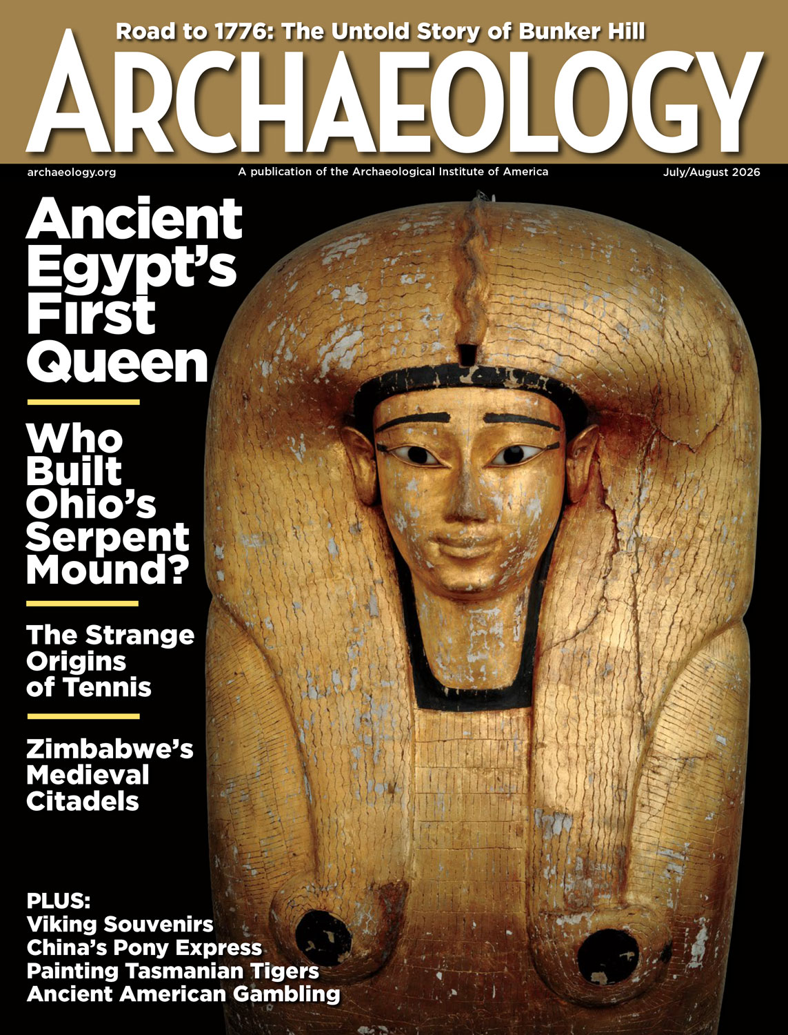 Archaeology Magazine July/August 2026 Cover