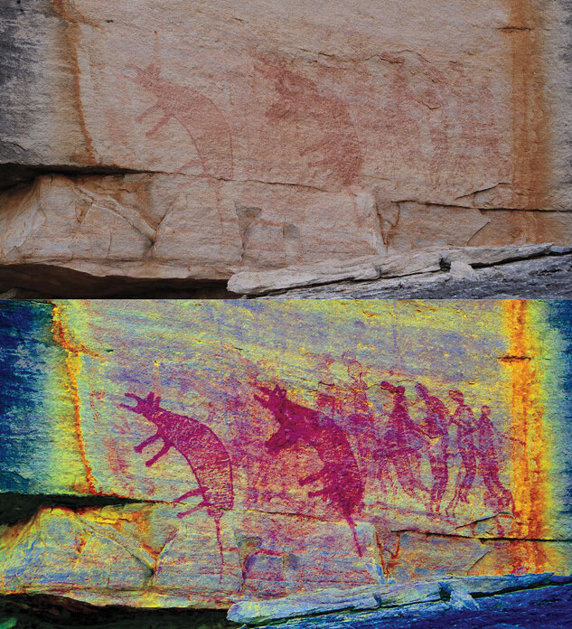 Thylacine pictograph, Arnhem Land, Australia