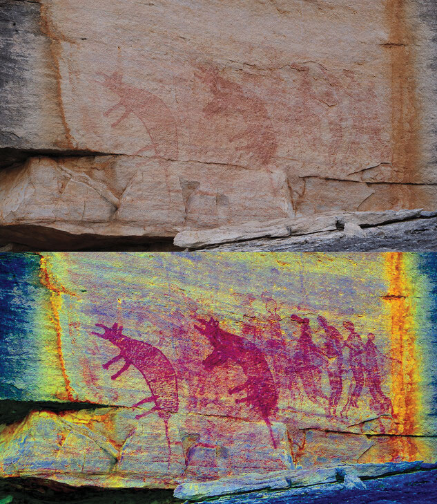 Thylacine pictograph, Arnhem Land, Australia