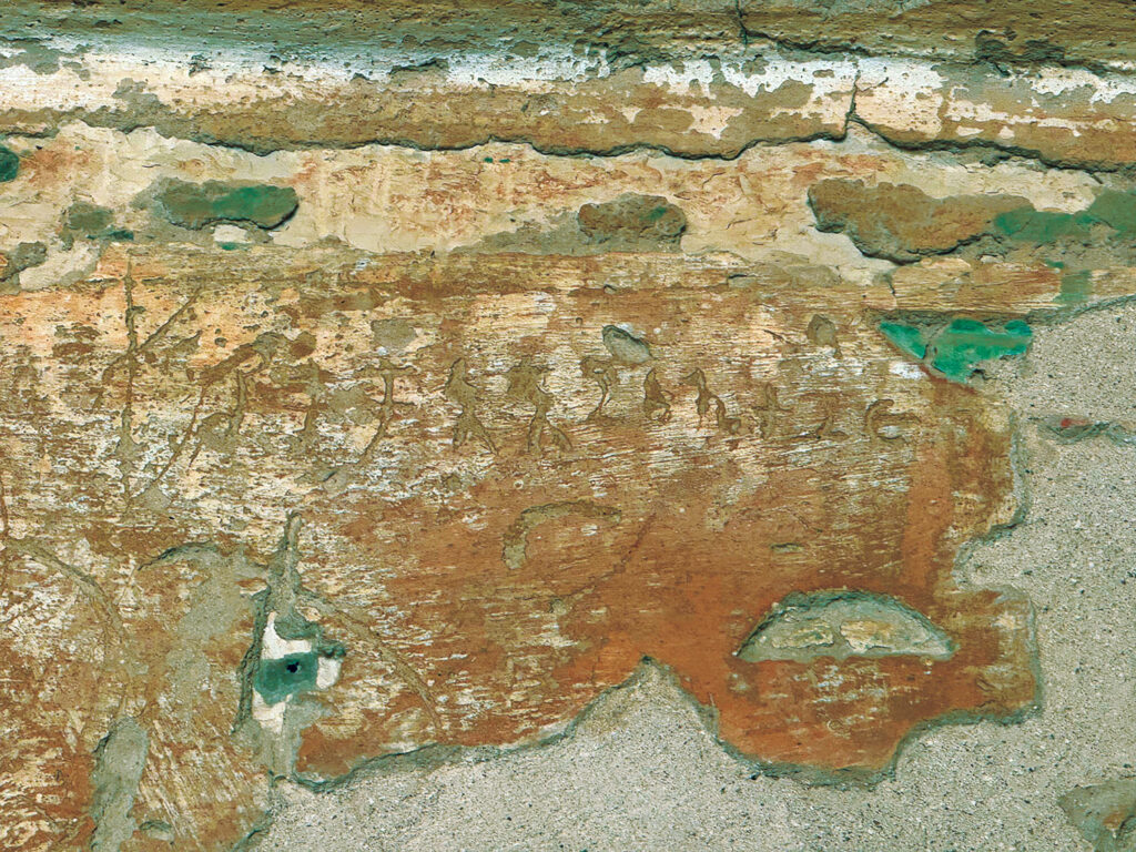 Cikai Korran tomb graffiti, Valley of the Kings, Egypt