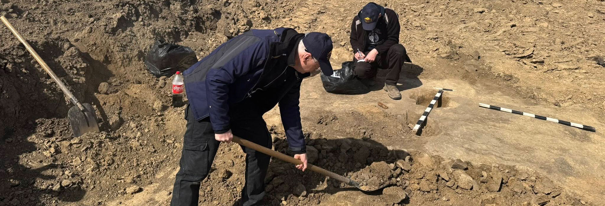 Excavation of Scythian tomb, Gura Bacului, Moldova