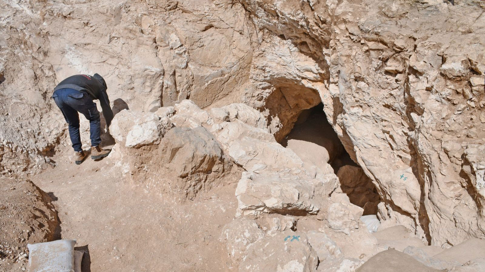 Entrance to tunnel, Jerusalem, Israel