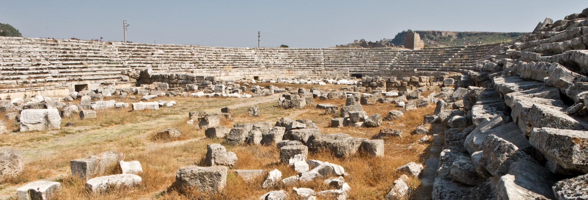 Stadium ruins, Perge, Turkey