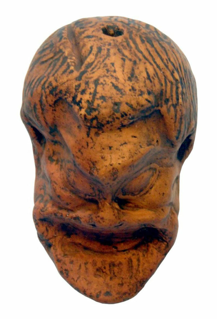 Terracotta sculpture head