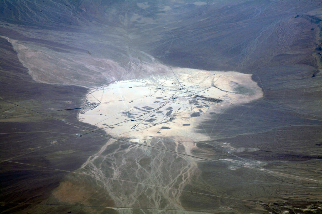 Aerial view, Frenchman Flat