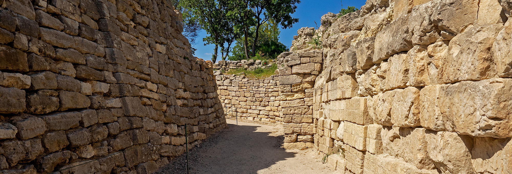 Ancient walls of Troy