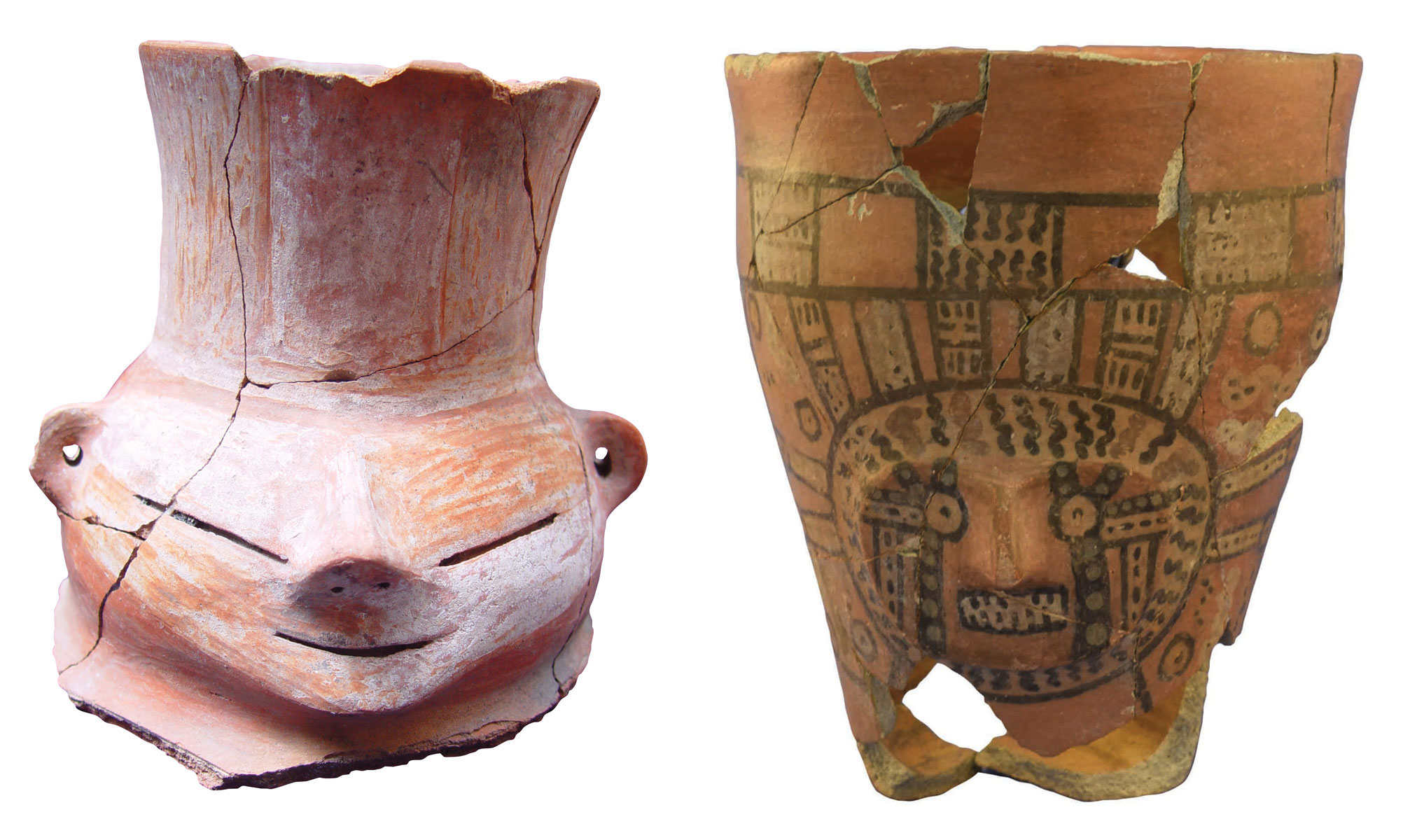 Serving jar (left); Front-Facing Deity cup (right)