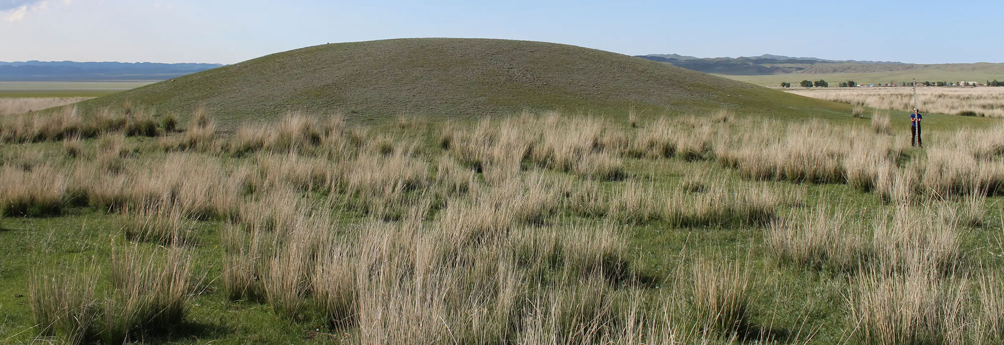 Scythian burial mound in Kazakhstan