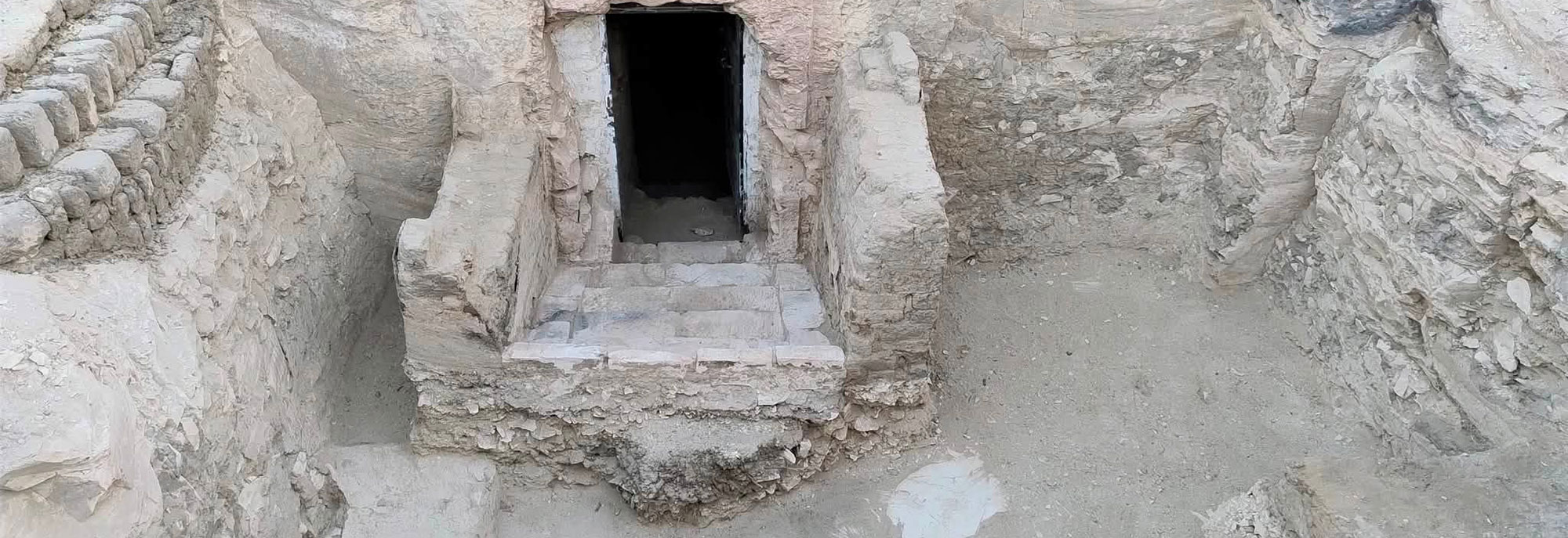 Tomb entrance, Thebes, Egypt
