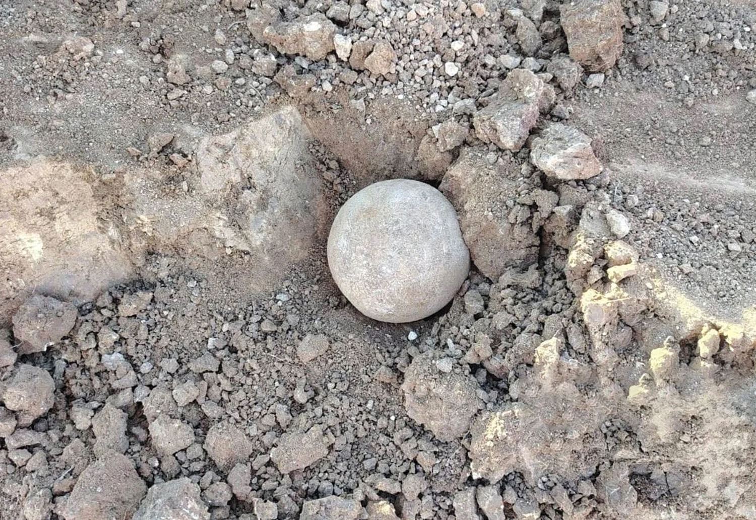 Neolithic stone sphere