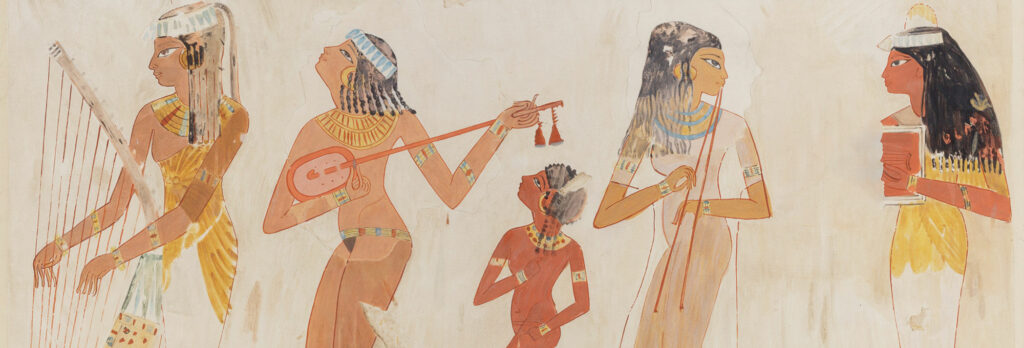 Egyptian tomb mural