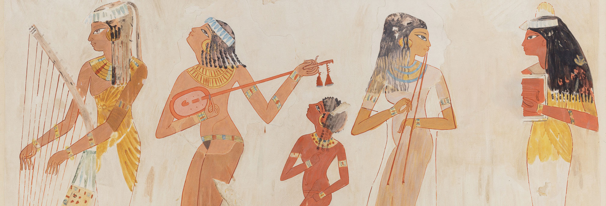 Egyptian tomb mural