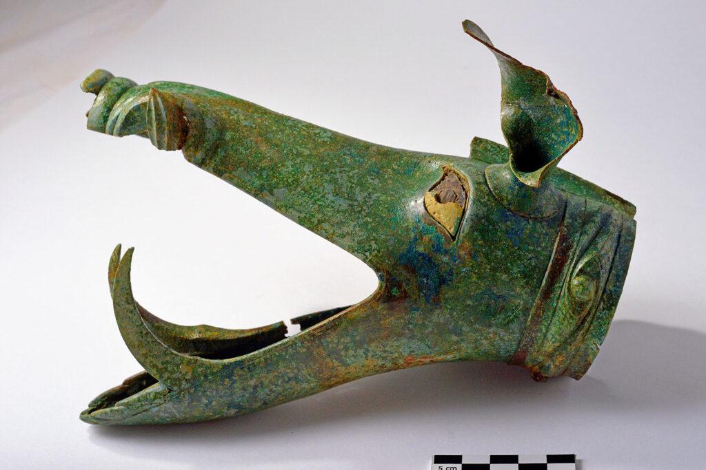 Head of a carnyx from Tintignac
