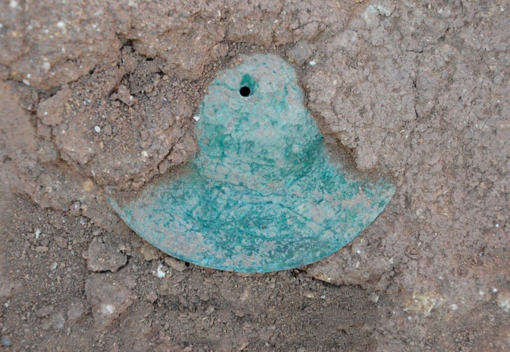 Cymbal in situ
