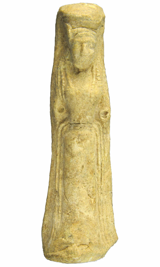 Goddess figurine from temple