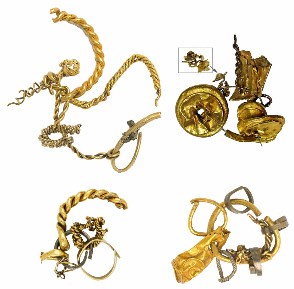 Groups of interlinked torc fragments