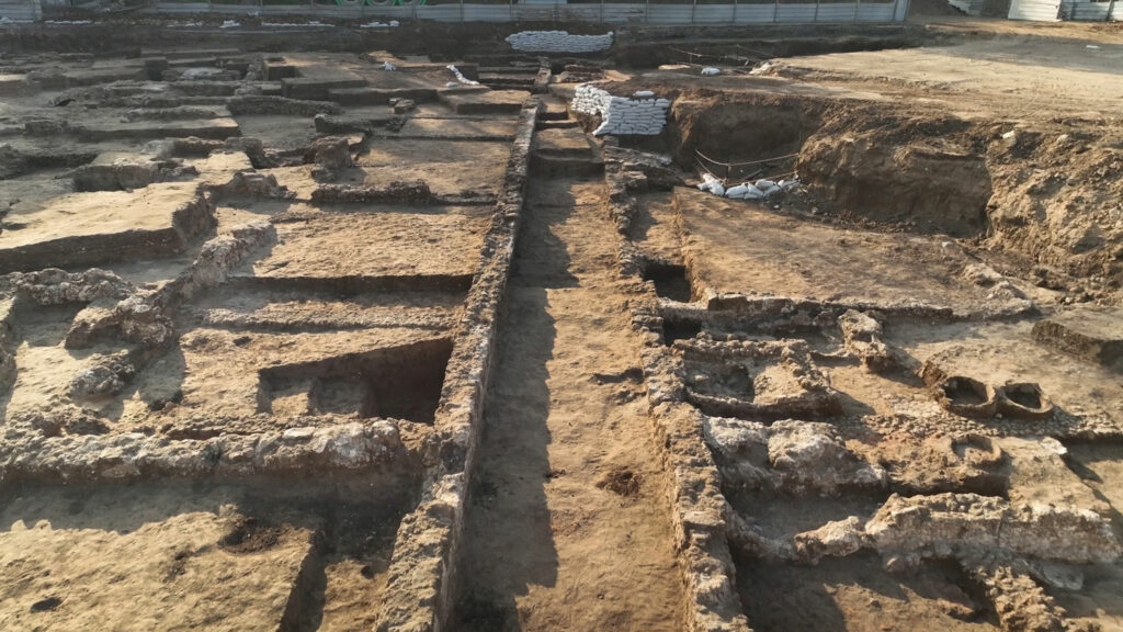 Series of rooms along the ancient streets of Ramat Gan, Israel
