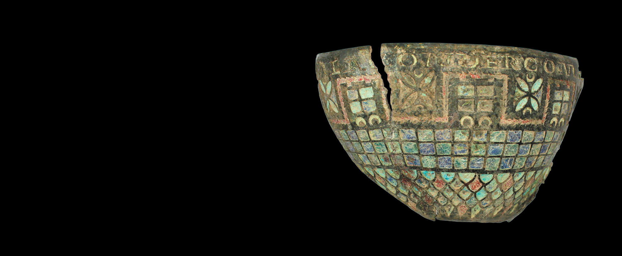 Bronze cup fragment