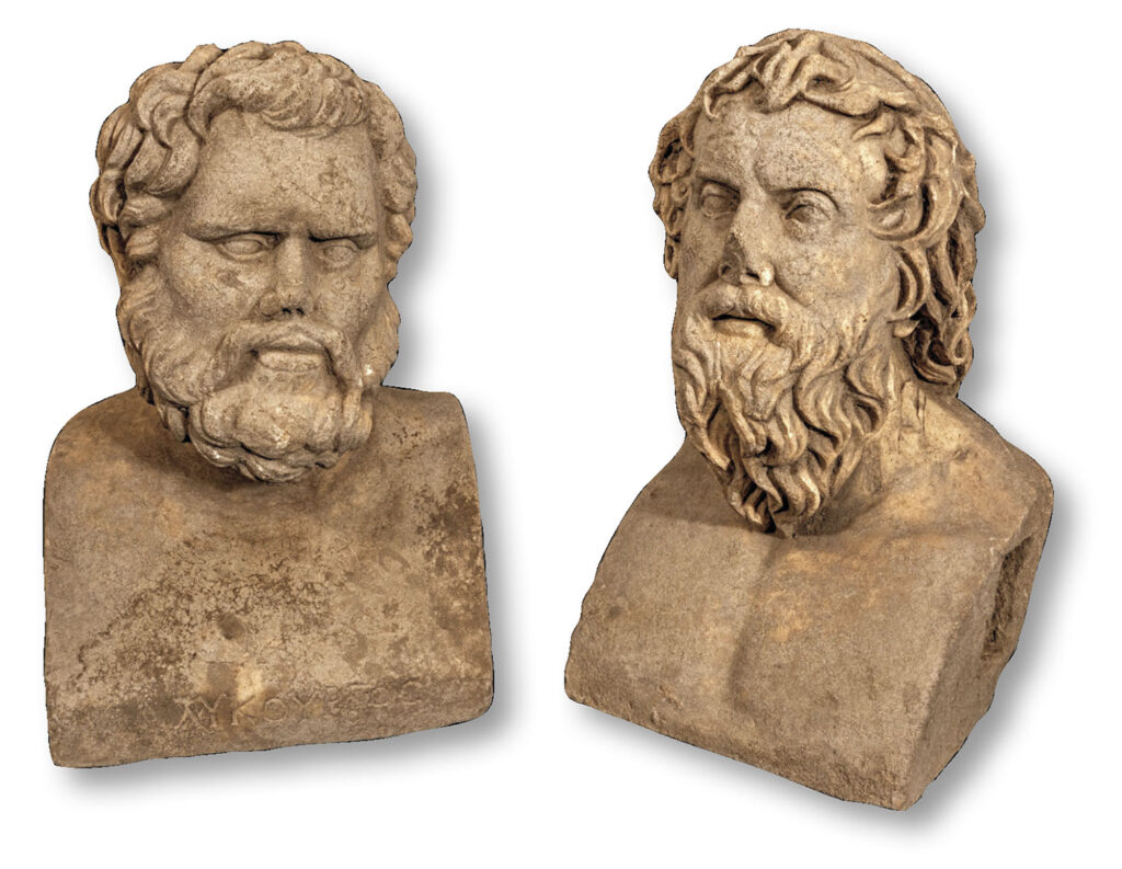 Marble busts
