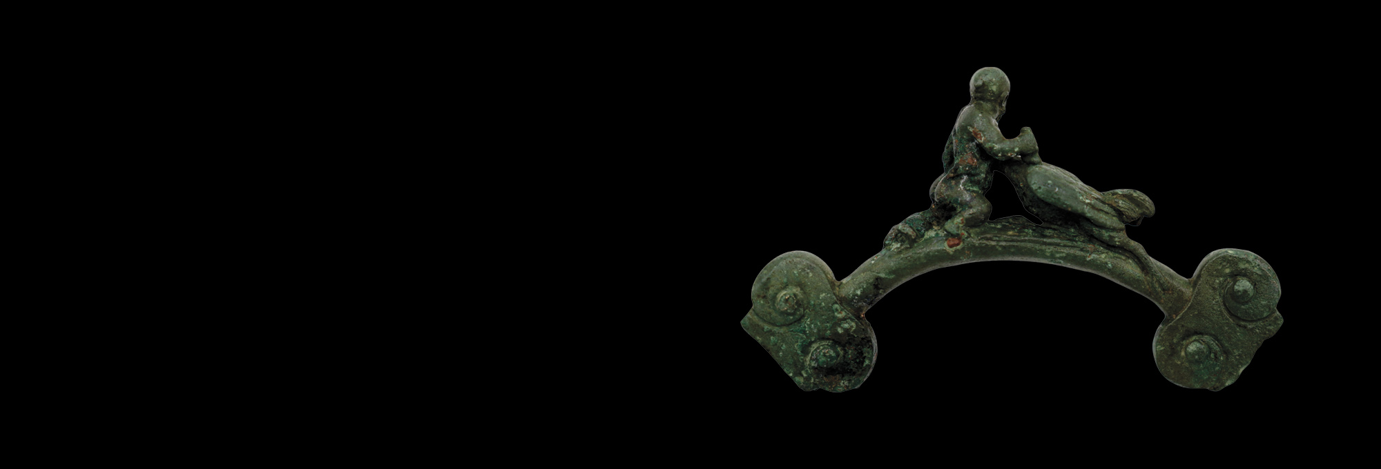 Bronze ring fragment (3.5 inches by 1.25 inches)