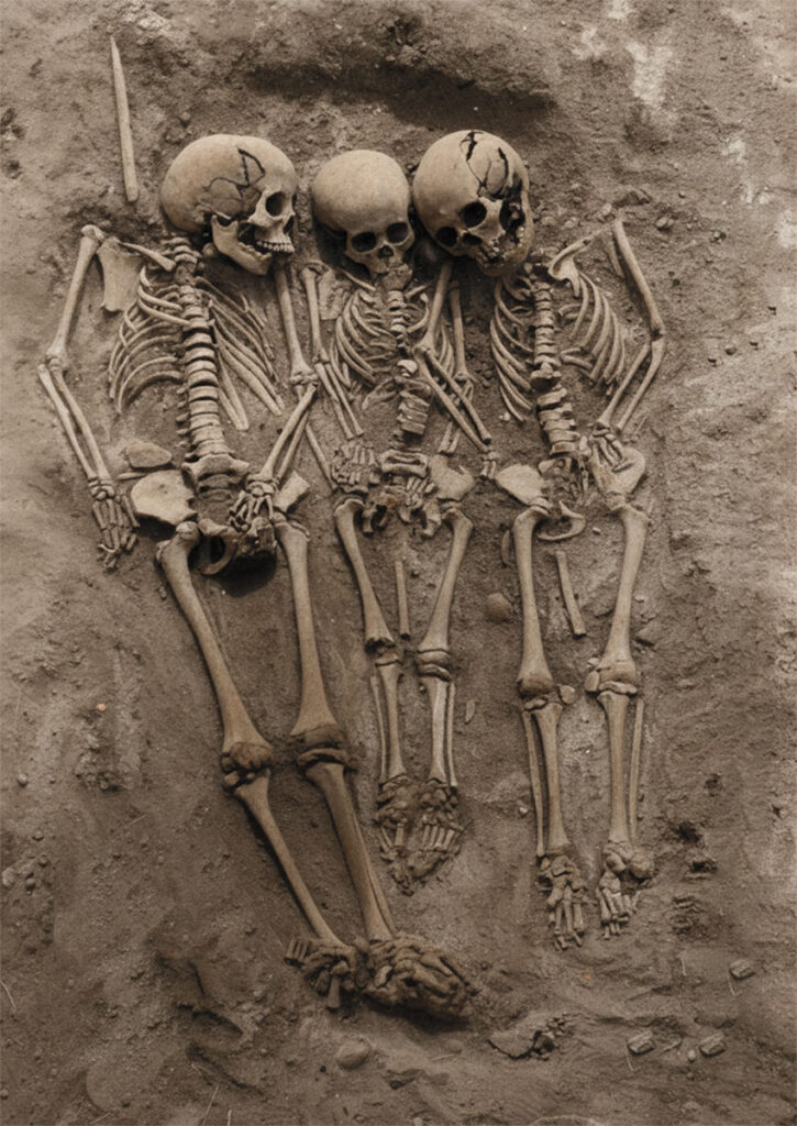 Child plague burial, Lake Baikal, Siberia