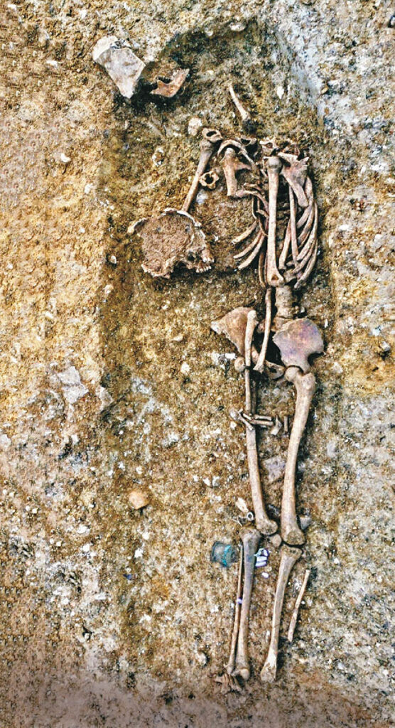 Headless burial, Ely, England