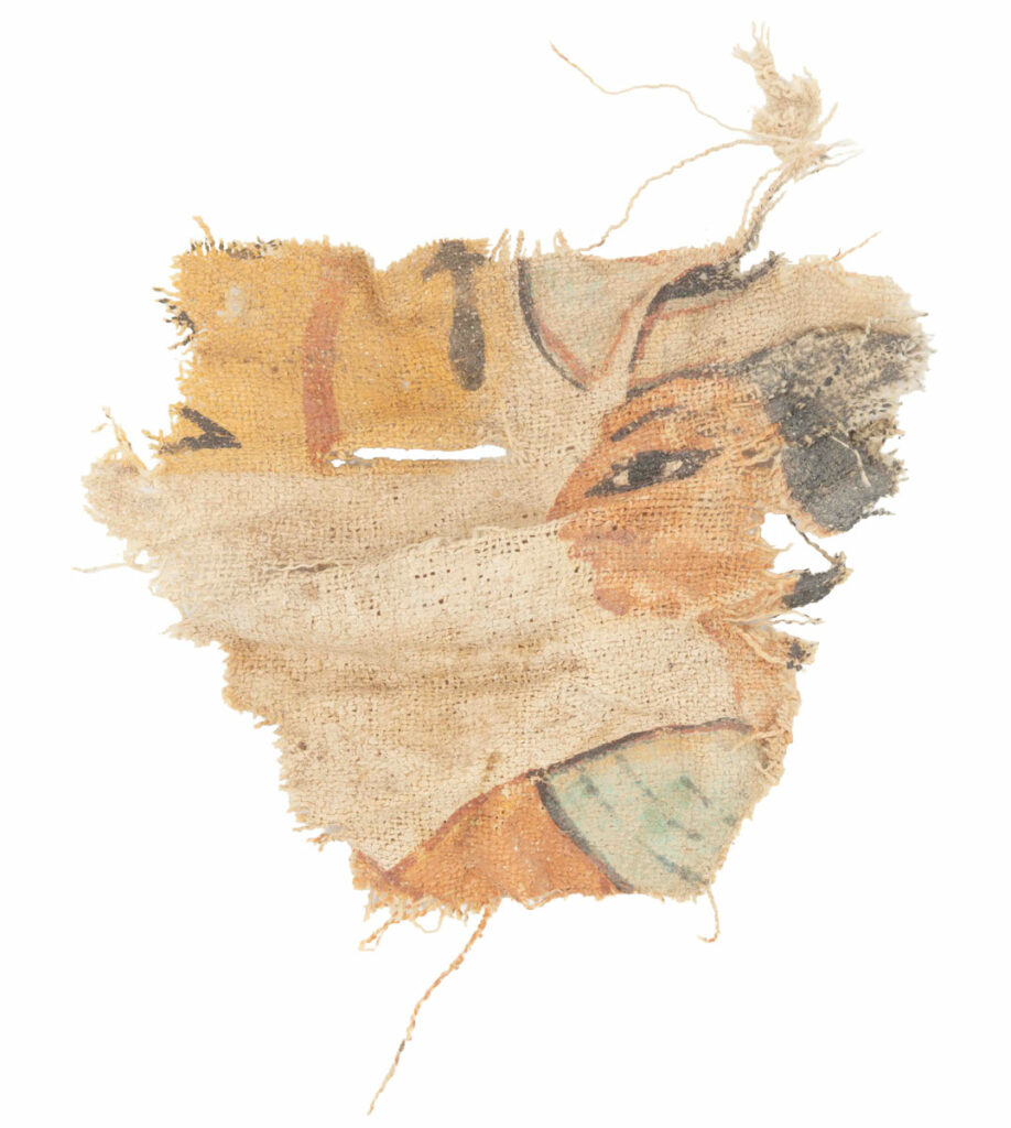 Painted cartonnage fragment