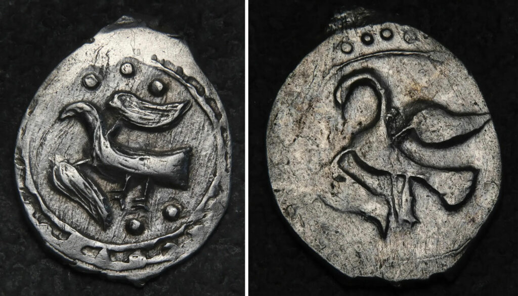 Silver coins from Kolomna, Russia
