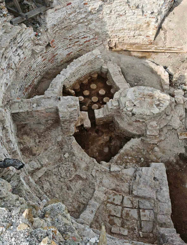 Circular Roman bath, Vrelo-Sarkamen, Serbia