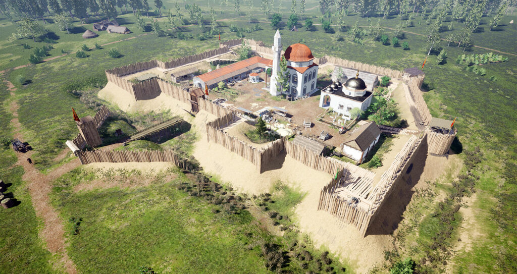 Reconstruction of Turbek before 1664