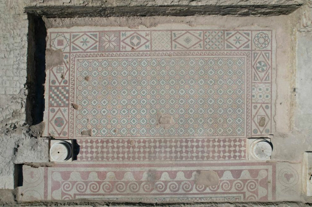 Mosaic floor, Pompeiopolis, Turkey