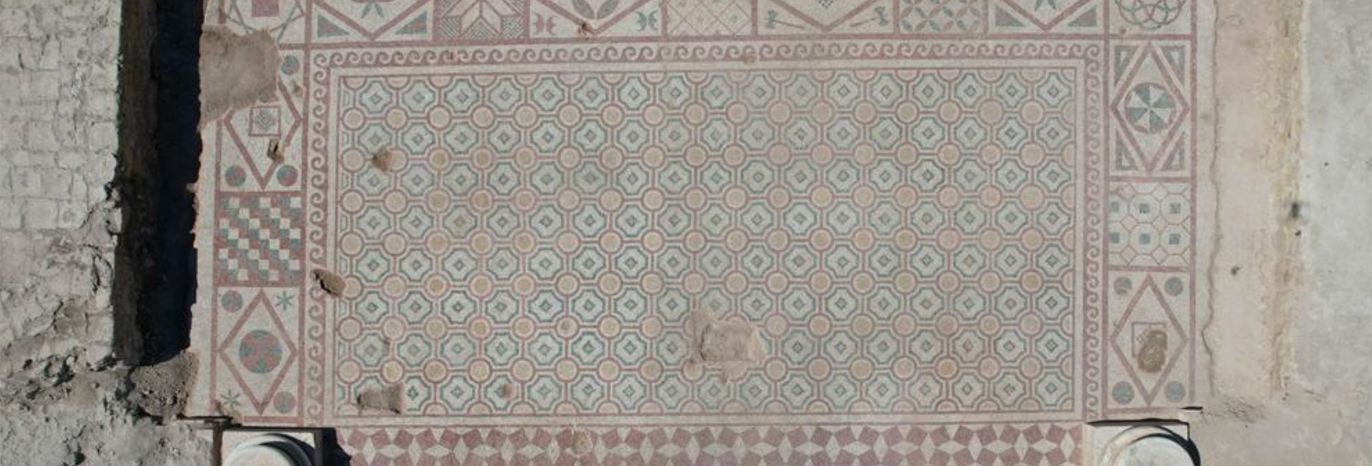 Mosaic floor, Pompeiopolis, Turkey