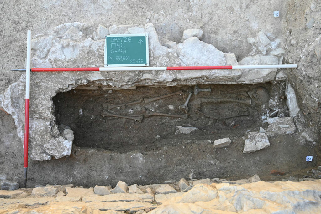 Inhumation burial, Split, Croatia