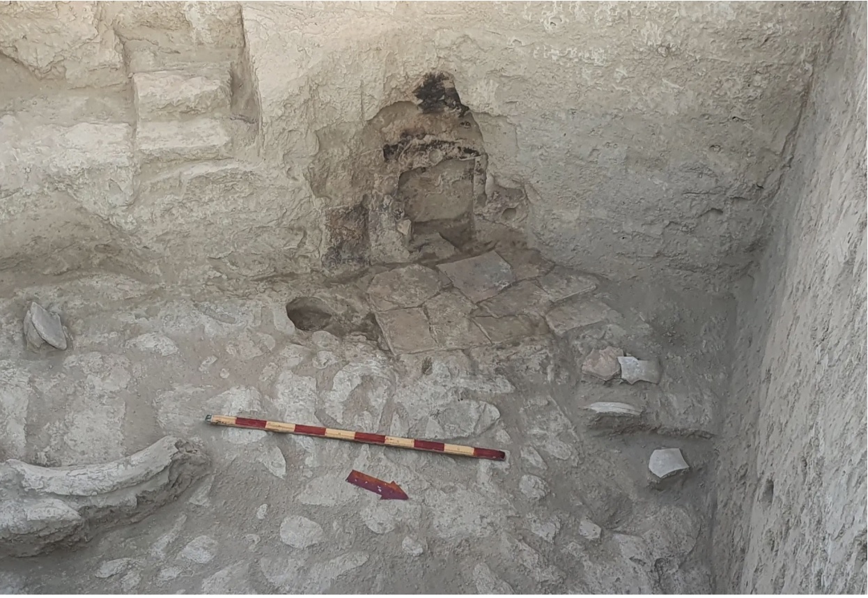 Fire altar, Odirmon, Uzbekistan