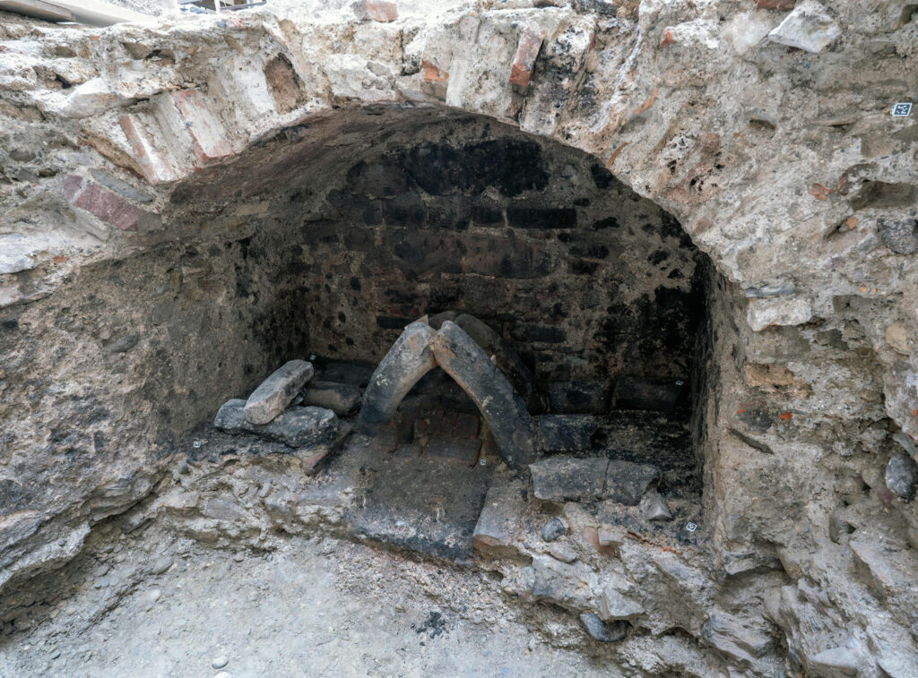 Flue of the heating system, Basel, Switzerland