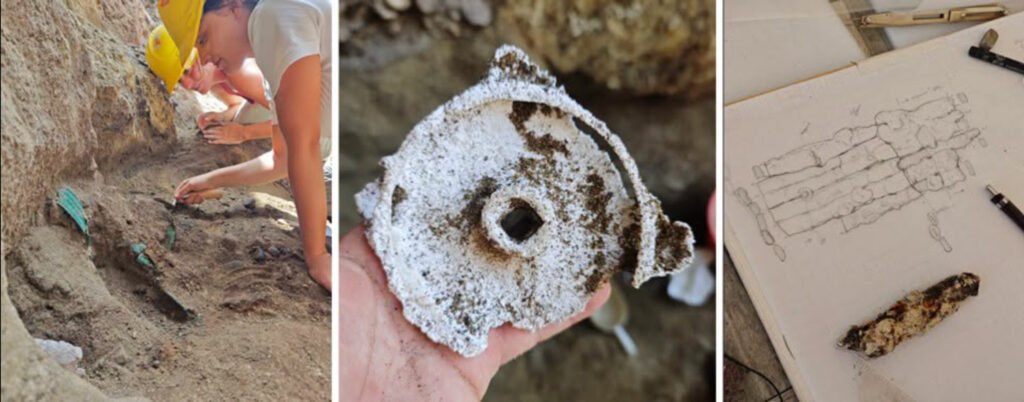 Artifacts recovered from the tomb