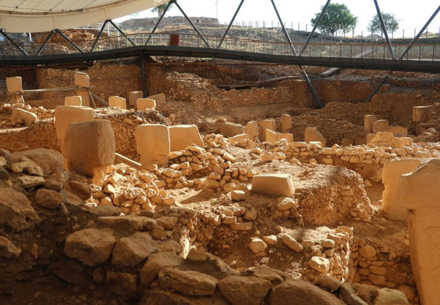 Structures at Gobekli Tepe, Turkey