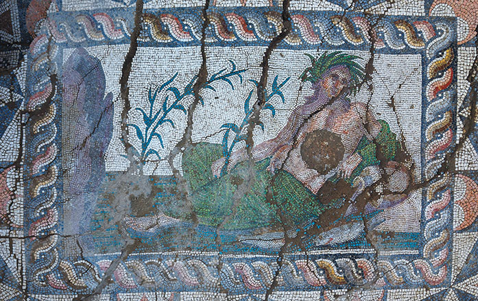 Mosaic, Aspendos, Turkey