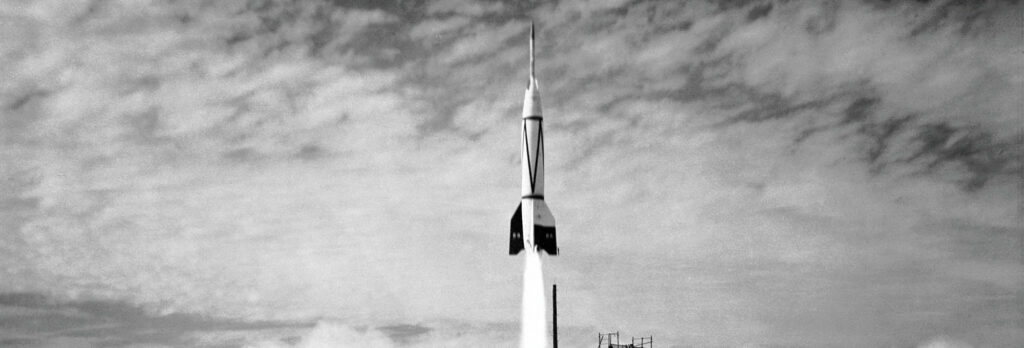 The first rocket launched from Cape Canaveral, on Florida's Atlantic Coast—called the Bumper—took flight on July 24, 1950.
