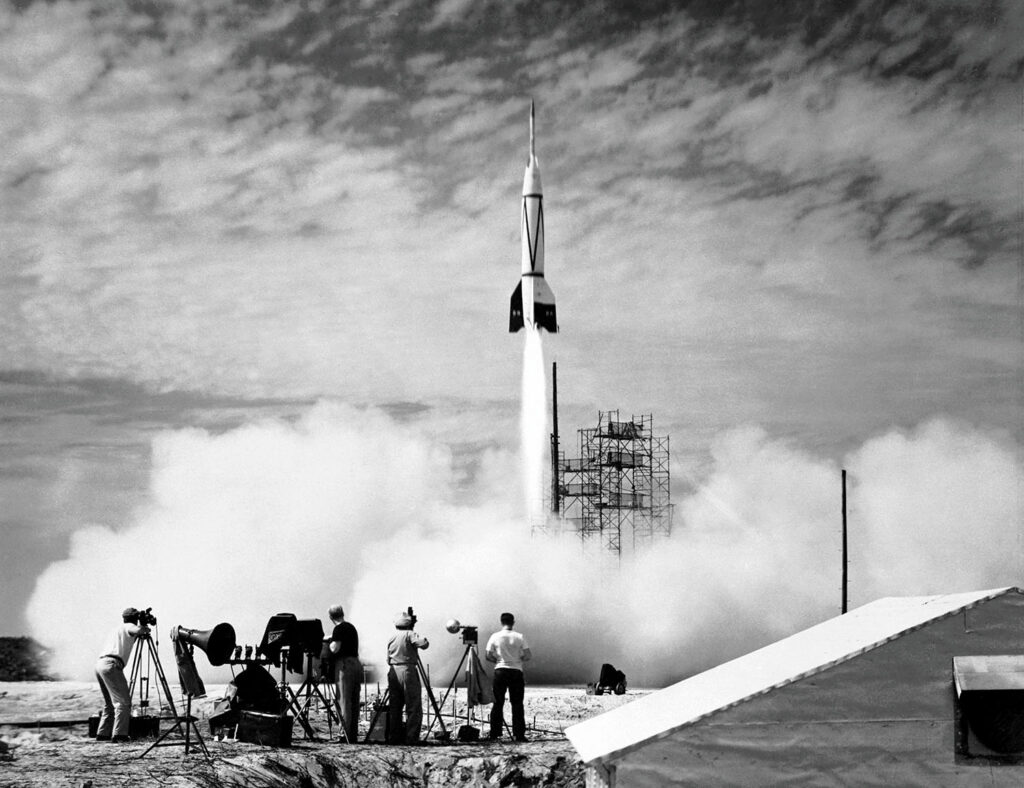 The first rocket launched from Cape Canaveral, on Florida's Atlantic Coast&mdash;called the Bumper&mdash;took flight on July 24, 1950.