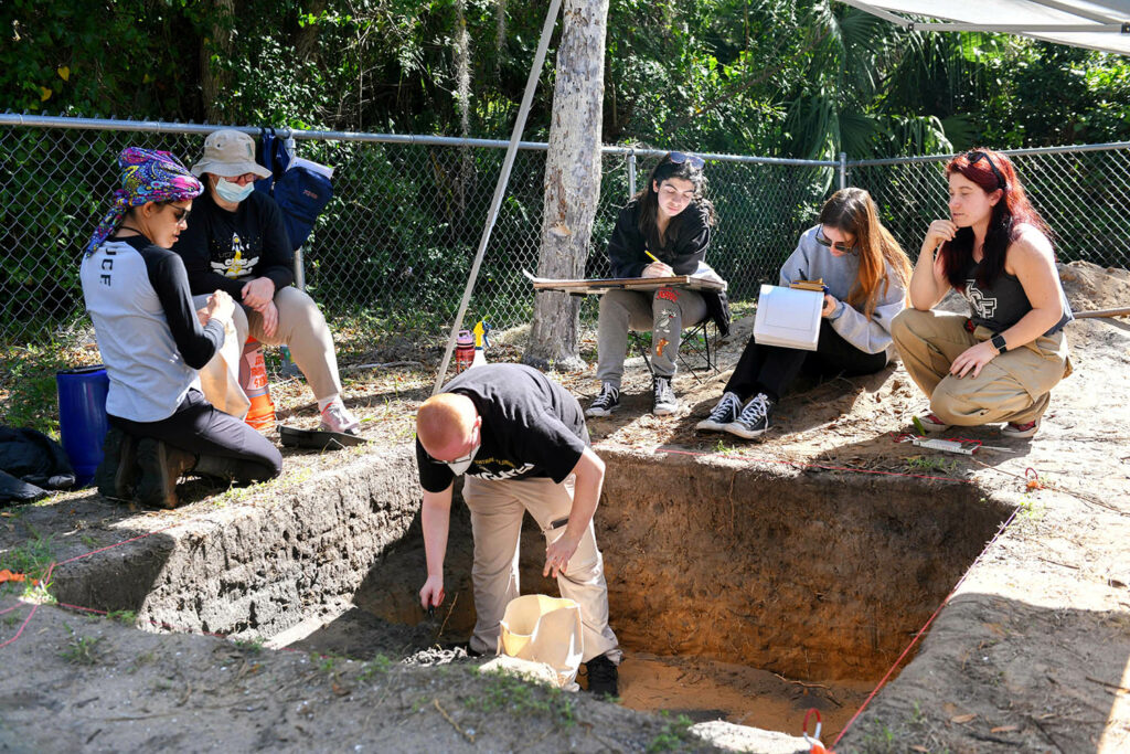 UCF student archaeologists excavated ancient sites around Cape Canaveral
