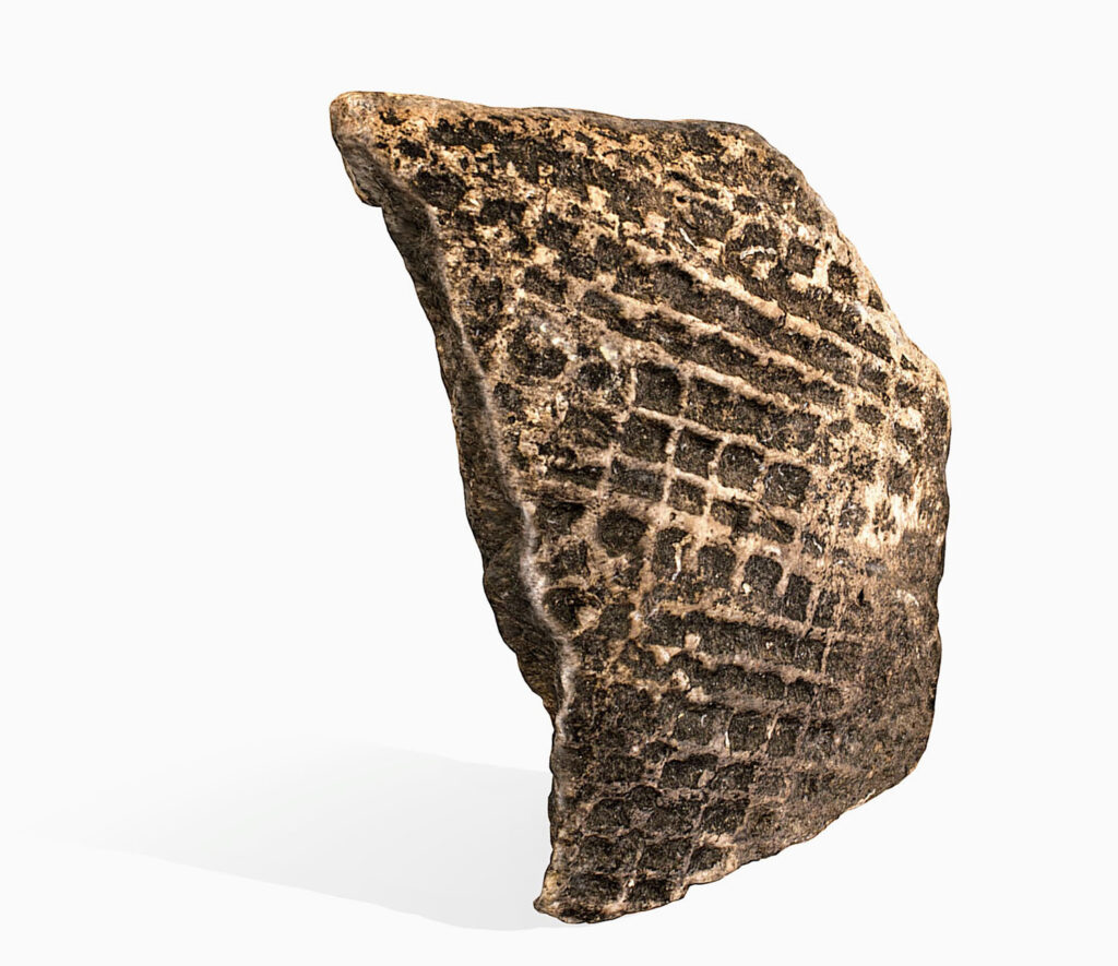 Digital model of a pottery fragment