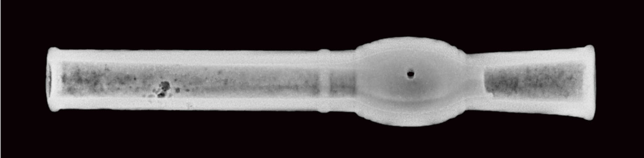 X-ray of gunpowder weapon