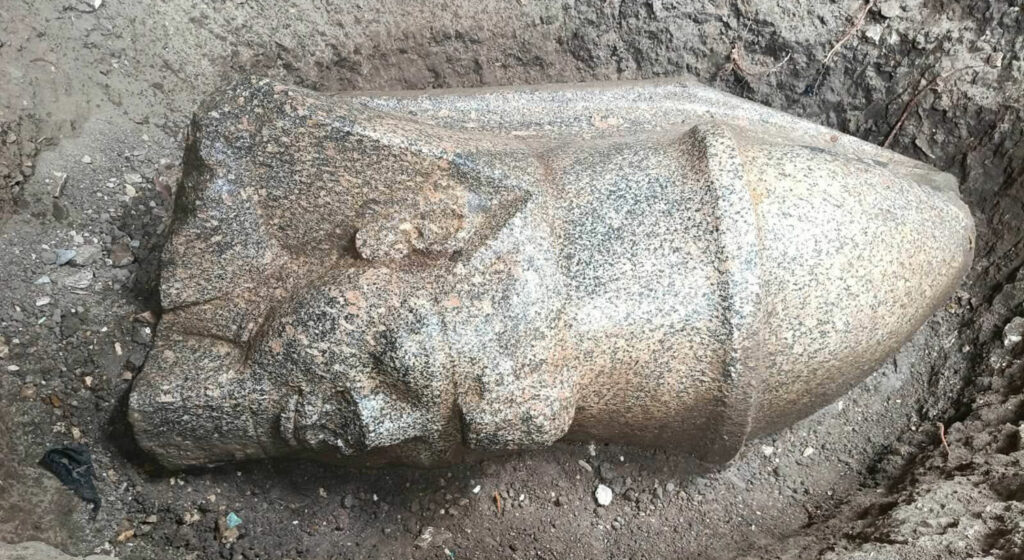 Sculpture head of Ramesses II, Gharbia Governorate, Egypt